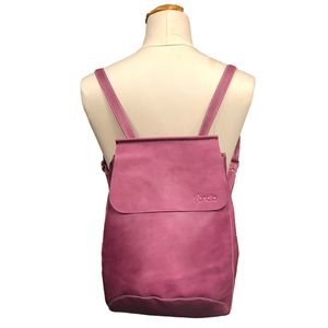 Anata rose leather backpack knapsack purse